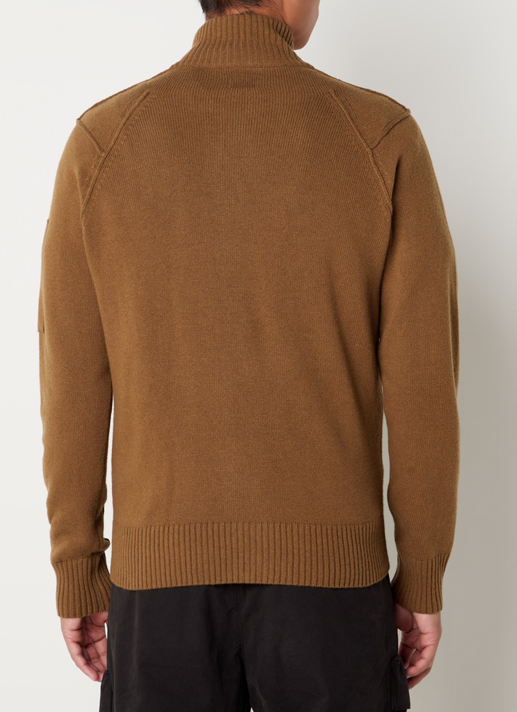 C.P. Company Lambswool vest brown-2.webp