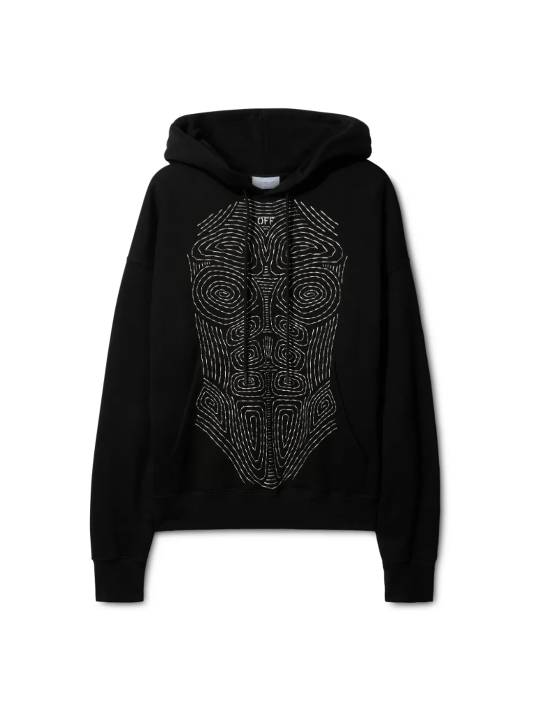 Off-White limited edition Felpa embroidered artwork