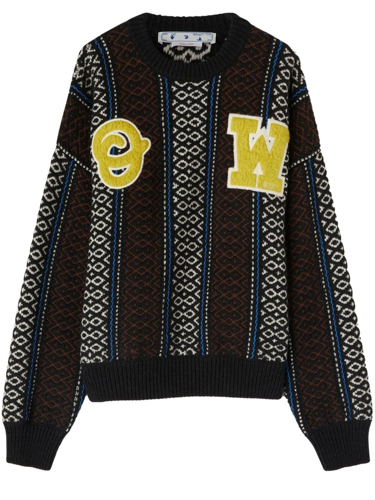 Off-White Felpa wool knitted