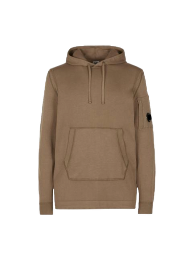 C.P. Company Brown Garment-Dyed Hoodie